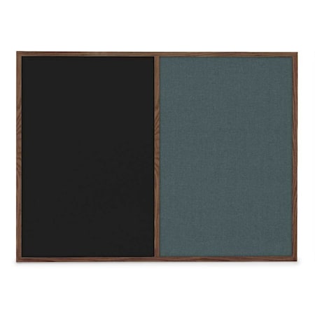 United Visual Products Slim Style Indoor Enclosed Radius Corkbo UVRDS48SB-GOLD-APRICOT